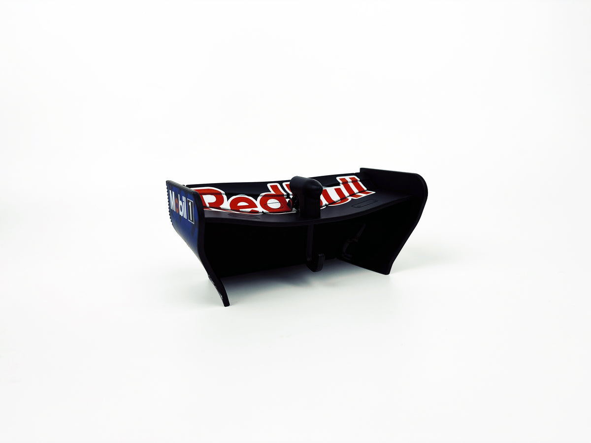 RB22 F1-style rear wing motion key holder angled front view